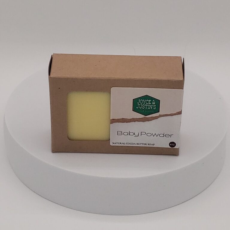 Baby Powder Cocoa Butter Soap Joyce & Justin's Soap & Body