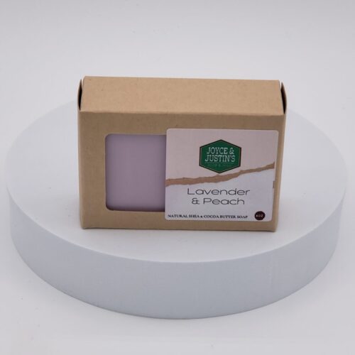 Lavender & Peach Shea & Cocoa Butter Soap