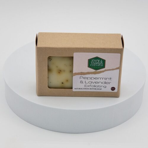 Peppermint & Lavender Exfoliating Cocoa Butter Soap