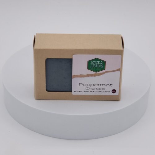 Peppermint Charcoal Goat's Milk & Oatmeal Soap